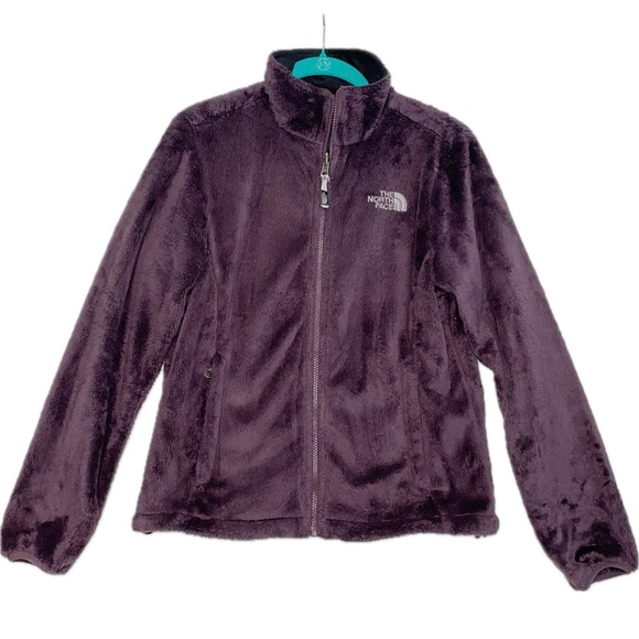 The North Face | Osito Plum Purple Fuzzy Fleece Jacket Women’s Size Small - Picture 1 of 3